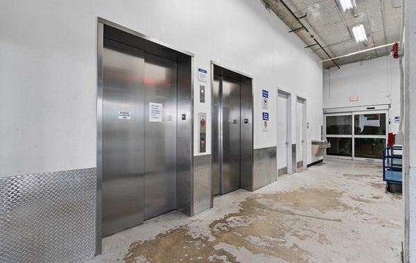 Convenient elevator access for upper level units.