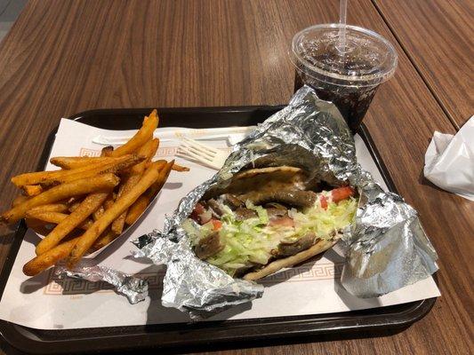 Gyro and Fries Combo