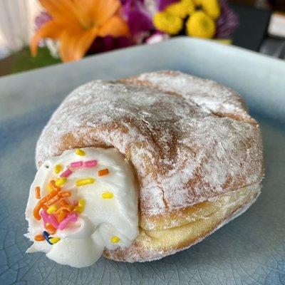 Vanilla Cream Doughnut - Mr. Maple Donuts