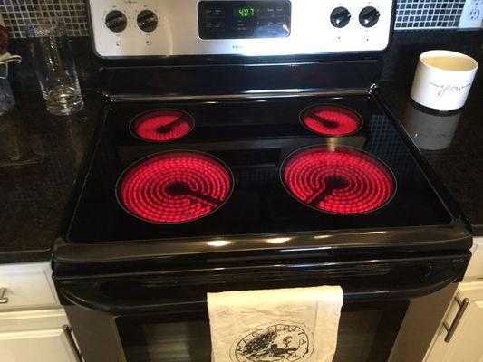 We test stove tops and ovens.