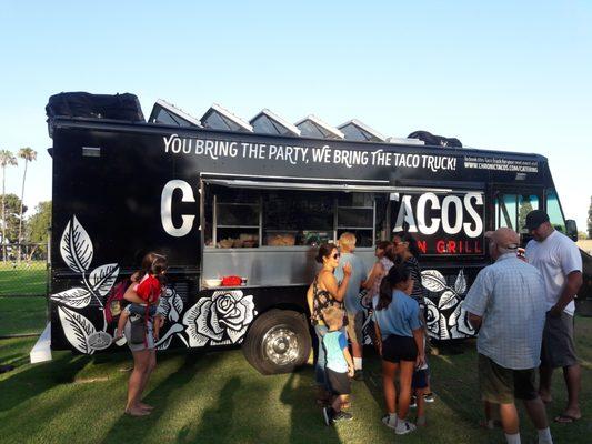 Chronic Tacos are delicious--but the line moves like molasses.