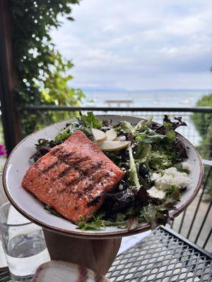 House Salad with wild caught salmon