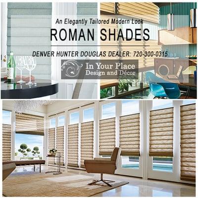 Roman shades Denver. If you're looking for a window covering that will make a real design statement in your home, then Roman ...