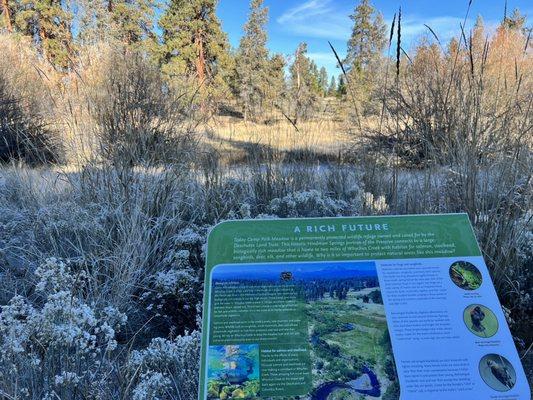 Camp Polk Meadow Preserve - interpretive trail