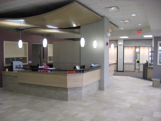 Discover Vision at 11010 Haskell Ave - Check-in desk