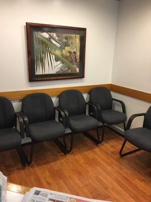 Comfortable waiting room