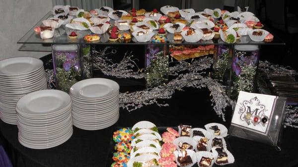 Our Amazing Dessert Table with your Treats!