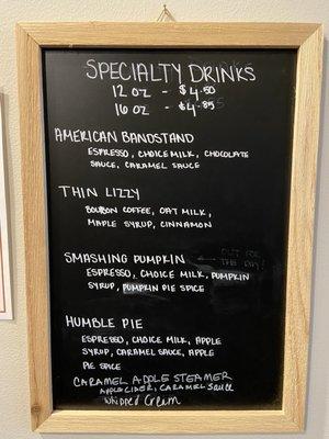 Specialty drinks!  Thin Lizzy is amazing.