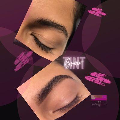 Brow Tint + Wax Services