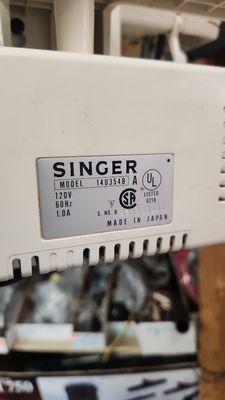 We do repair all Singer models.