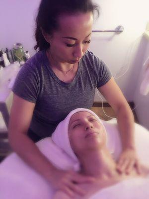 Relaxing facials by Rachel