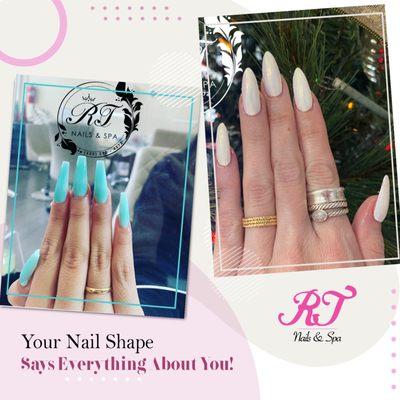 Your Nail Shapes say everything bout you!