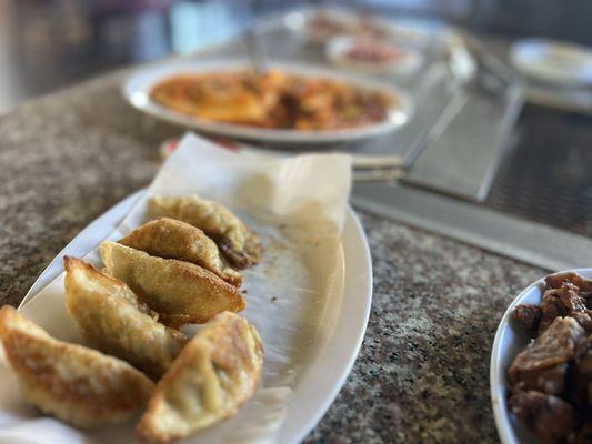 Mandu, tteokbokki