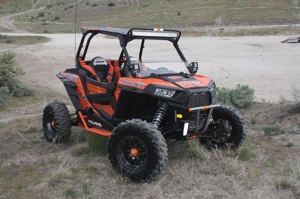 New control arms and exhaust on this RZR