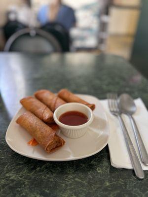 Fried Spring Rolls served with house Sweet & Sour Sauce