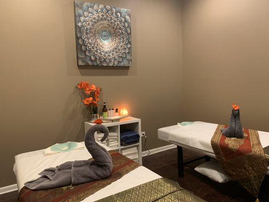 Couple massage room