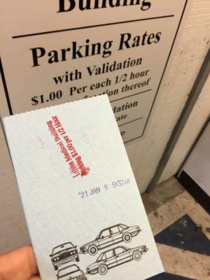 Paid $3.00 for parking