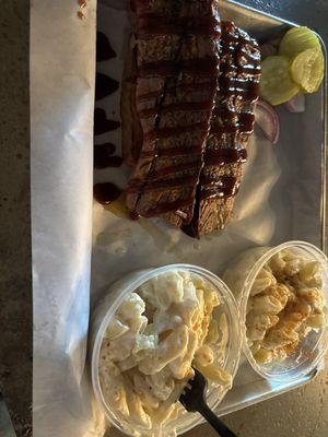 Brisket and Mac and cheese is awesome!