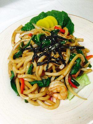 Yaki seafood udon