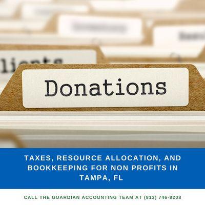 Guardian Accounting Group is proud to help non-profit organizations navigate the tough waters of taxes, resource allocation, and more.