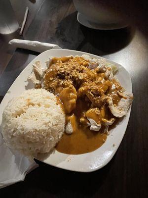 Thai peanut chicken