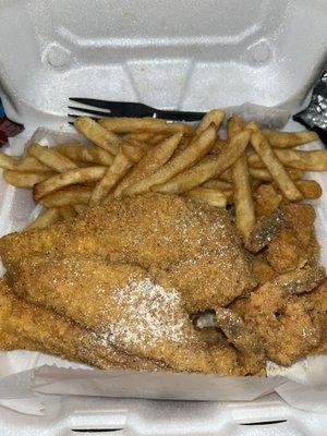 Catfish Fillet Fries  Shrimp