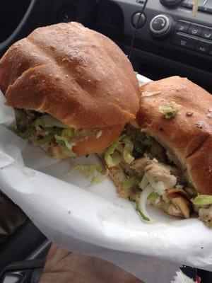 Guacamole chicken sandwich!