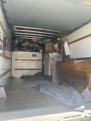 UHaul being loaded