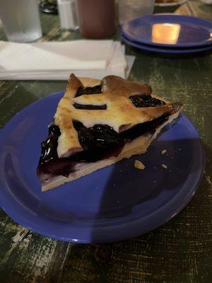 Blueberry cheesecake