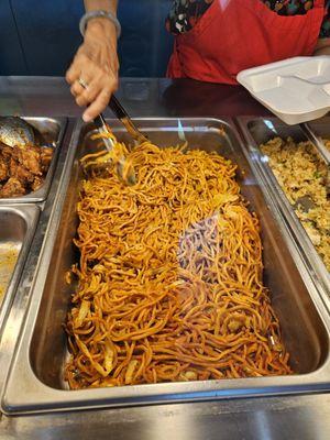 Chow Mien.  Thicker noodles than Panda.