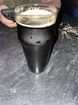 Chocolate stout beer