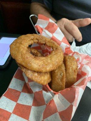 Huge onion rings!!