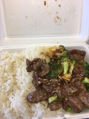 Beef with broccoli