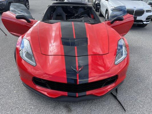 Chevy corvette 19 front windshield replacement