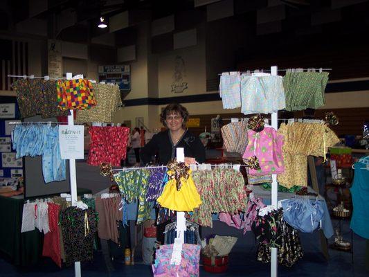 Reusable gift bags one of the items of Keweenaw Sewing Company