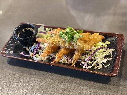 Tempura shrimp.