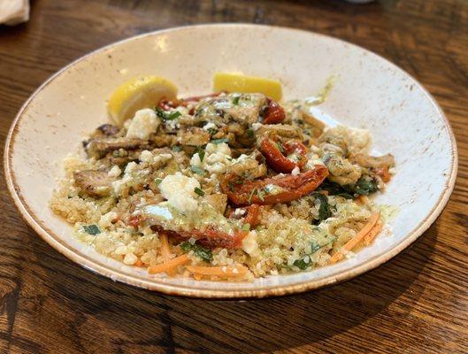 Pesto Chicken Quinoa Bowl $11.99