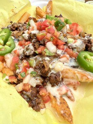 Loaded Fries with Steak Asada