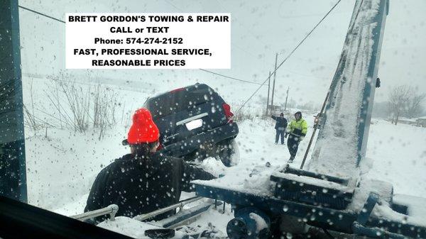 Brett Gordon's Towing & Repair, Emergency Wrecker Service