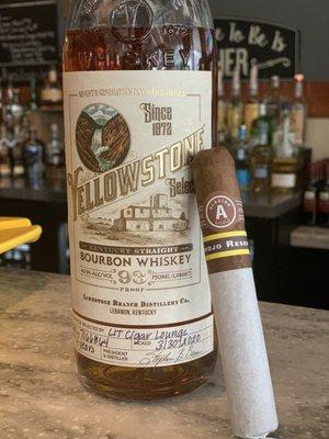 LIT Cigar Lounge Yellowstone Barrel Pick