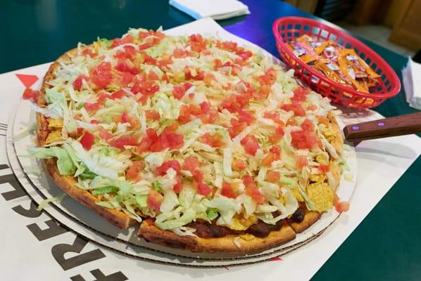 Taco Pizza - Really like a Taco Salad, very mild.