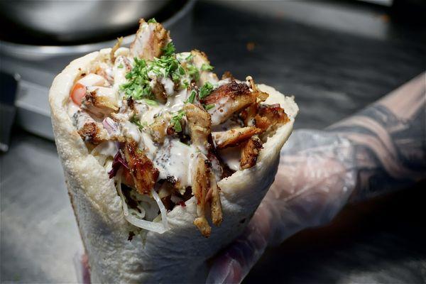 Chicken Shawarma in Pita