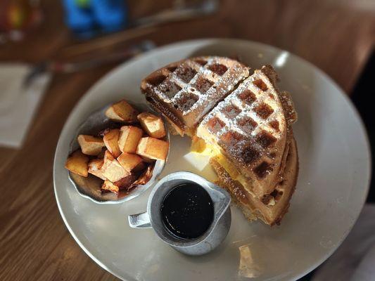 Waffle sandwich