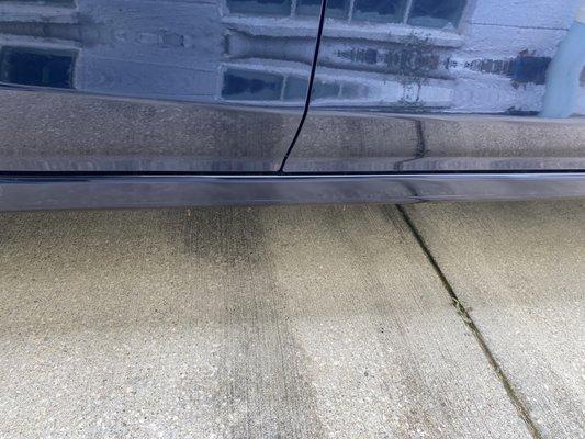 After the scrape was repaired.