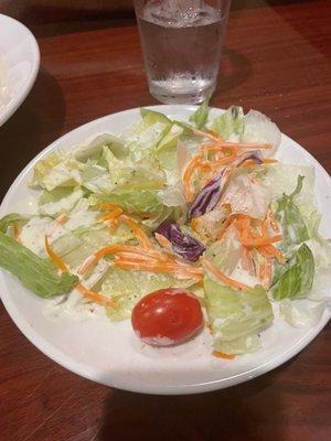 "Side salad"