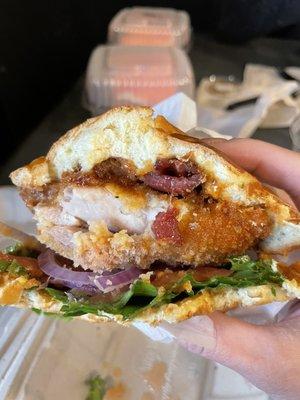 Katsu chicken sandwich