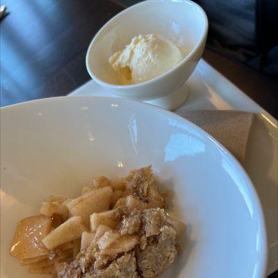 Apple crumble