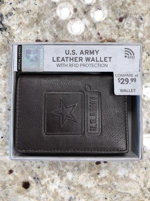 They had their military wallets on sale, 50% off !!!