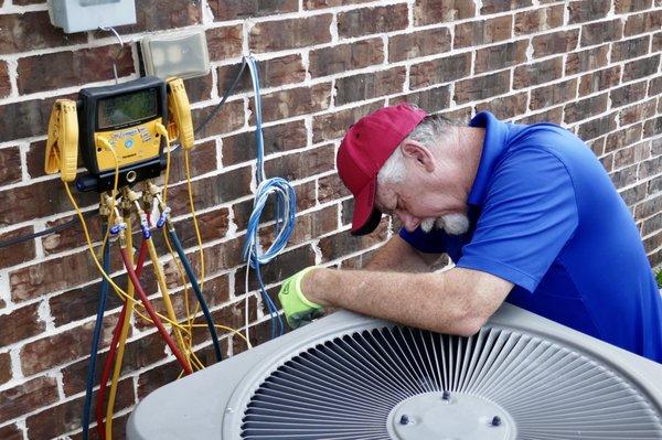 Mr. Harvey does technical level HVAC inspections!