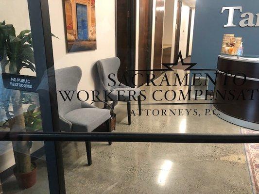 Sacramento Workers Compensation Attorneys Office Entrance